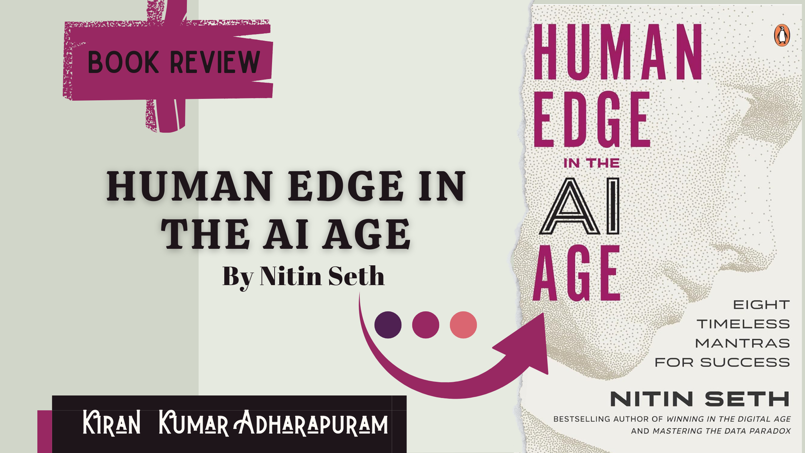 Book Review: 'Human Edge in the AI Age' : By 'Nitin Seth' - Kiran Kumar ...