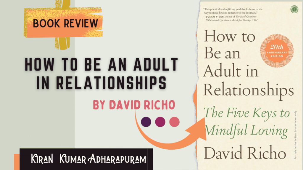 Book Review 'How to Be an Adult in Relationships' By